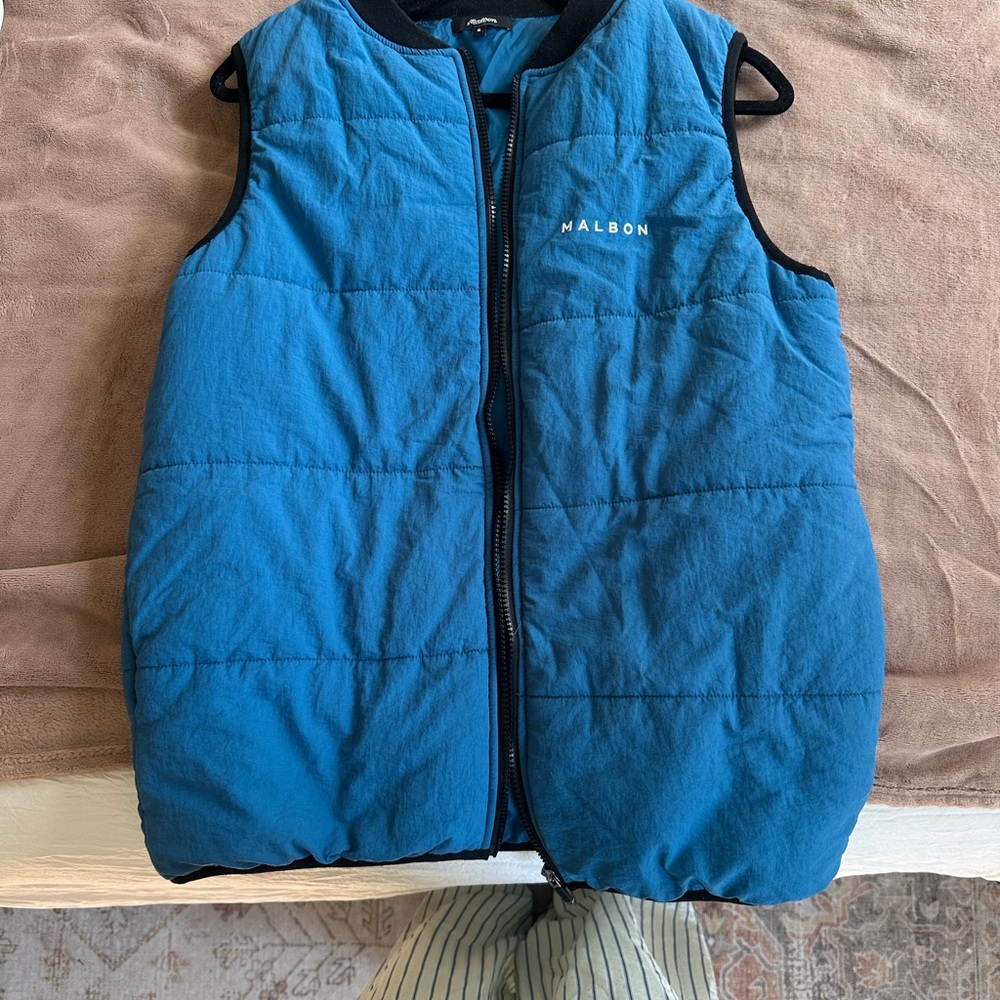 Halbon Men's Teal Puffer Vest